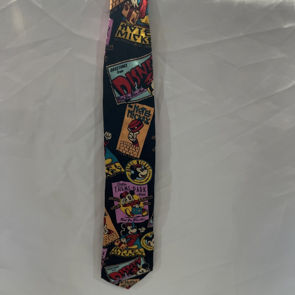 Mickey Mouse Vintage‎ 100% Silk Ties by Mickey, Inc collectors unique vintage 26